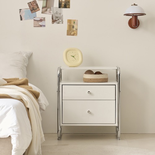 무토 크롬 협탁 3단 CNM231C